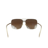 Celine Gold Tone Square Aviator Sunglasses CL41808/S