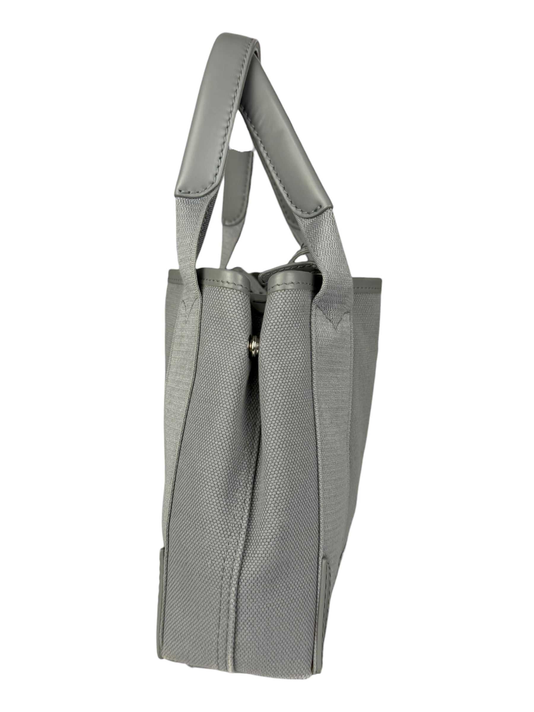 Balenciaga Grey Canvas/Leather Cabas Small 2Way Tote