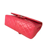 Chanel Pink Patent Leather Double Flap Bag 2012
