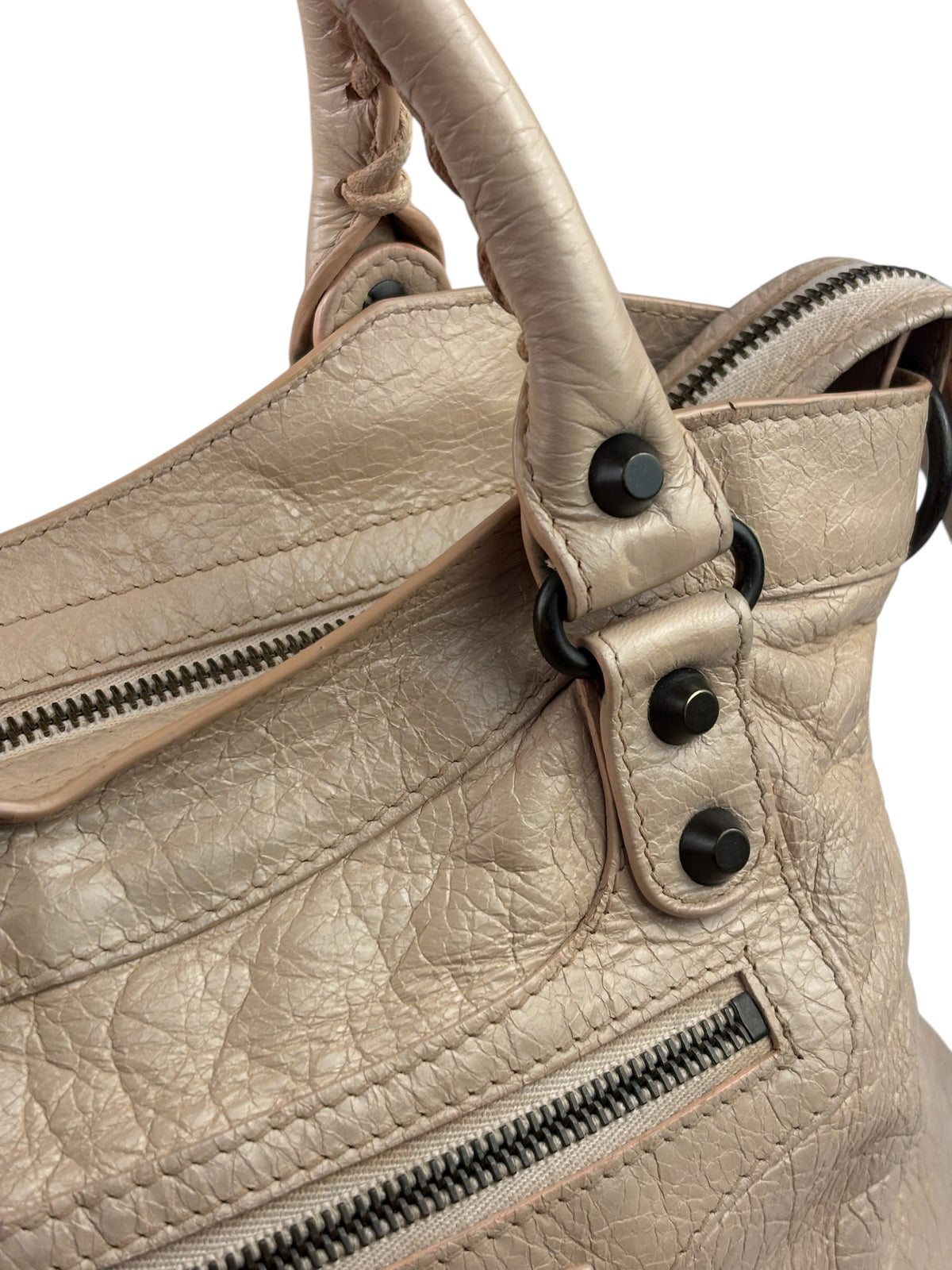 Balenciaga Dusty Rose Le City Two-Way Bag