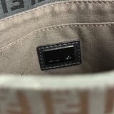 Fendi Black Zucchino Messenger Crossbody Bag