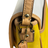 Coach Park Tricolor Leather Flap Crossbody Bag