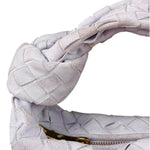 Bottega Veneta Chalk Suede Mini Jodie Handbag