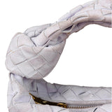 Bottega Veneta Chalk Suede Mini Jodie Handbag