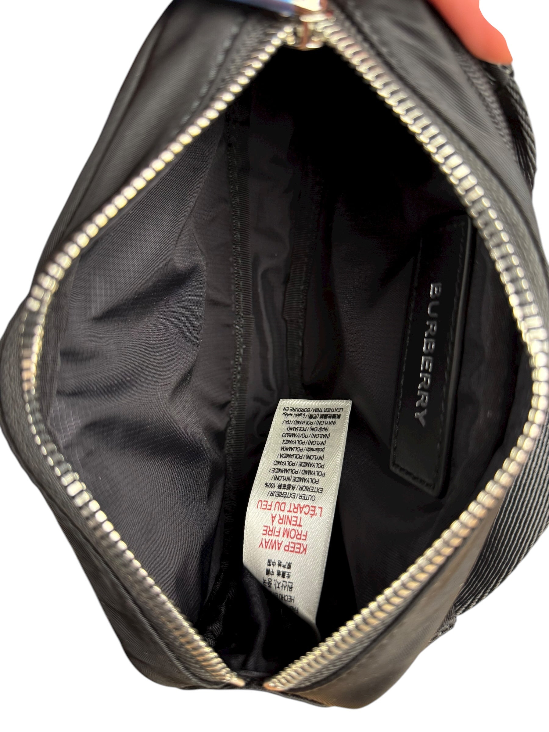 Burberry Logo Print Nylon Cannon Bum Bag