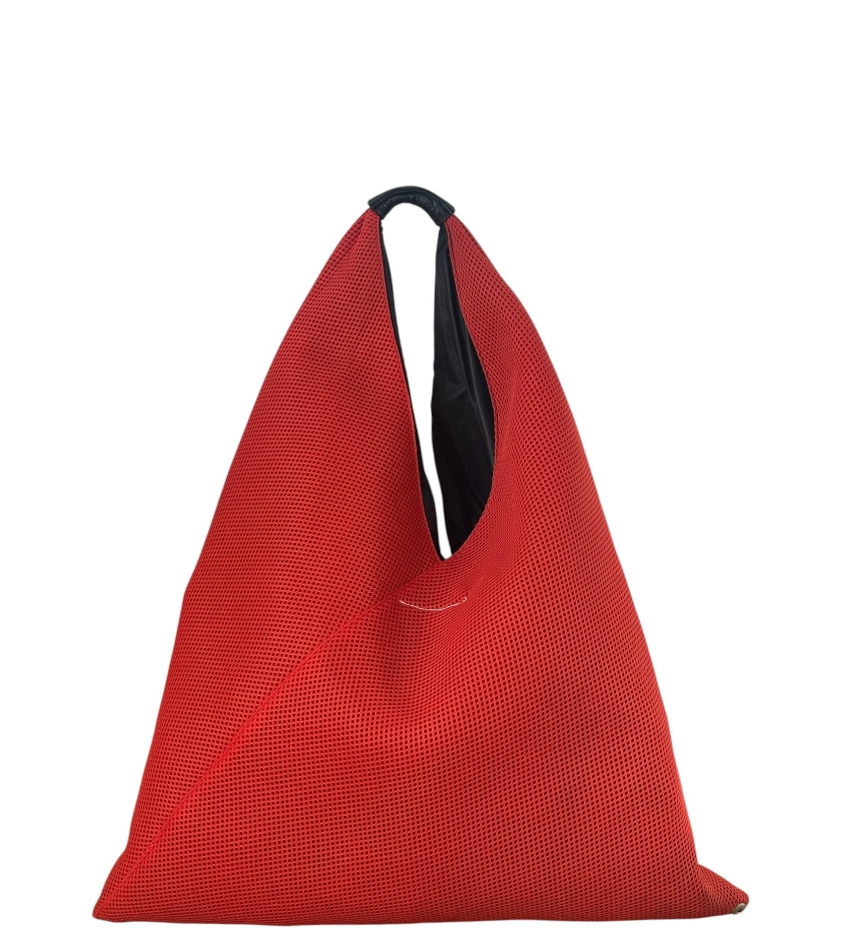 Maison Margiela Red Leather Trim MM6 Japanese Open TopTote