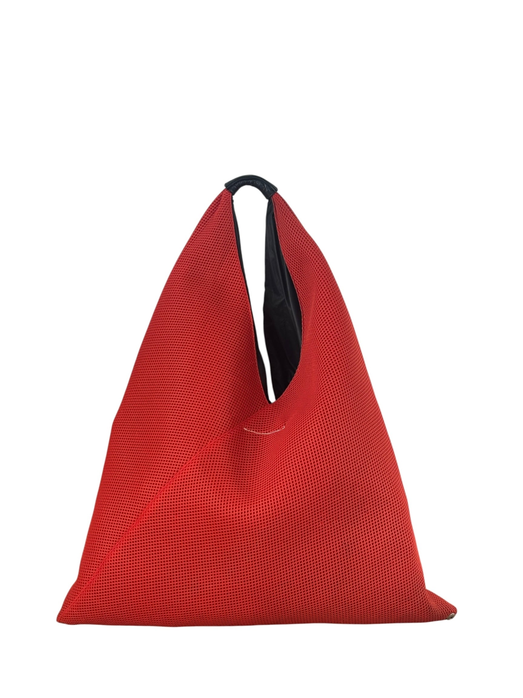 Maison Margiela Red Leather Trim MM6 Japanese Open TopTote