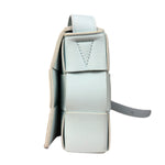 Bottega Veneta Intrecciato Leather Casette Crossbody Blue