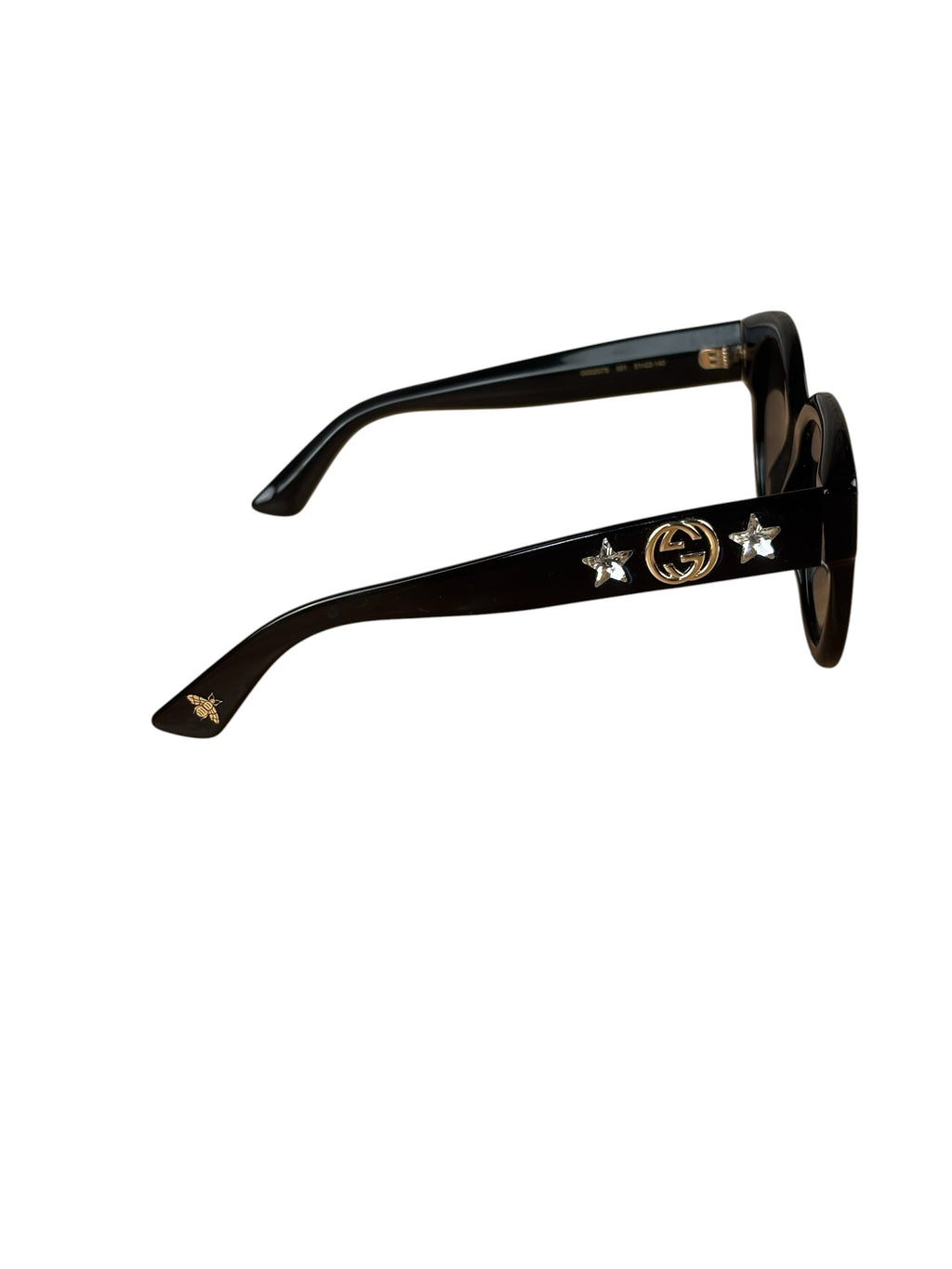Gucci Black GG0207S Round-Frame Sunglasses