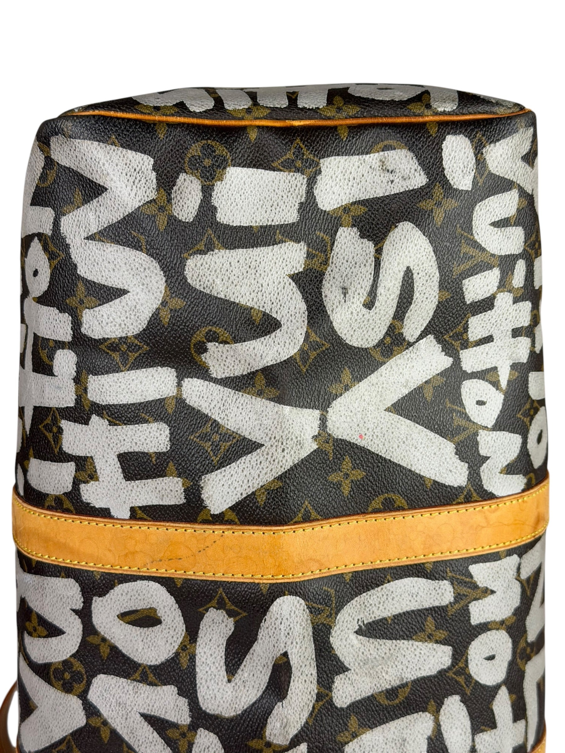 Louis Vuitton x Stephen Sprouse Monogram Graffiti Keepall 50
