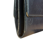 Louis Vuitton Vintage Dark Grey Matte Vernis Wallet