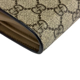 Gucci Beige Leather GG Dionysus Small Wallet On Chain