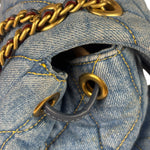 Coach Blue Denim Mini Tabby Backpack