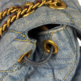 Coach Blue Denim Mini Tabby Backpack