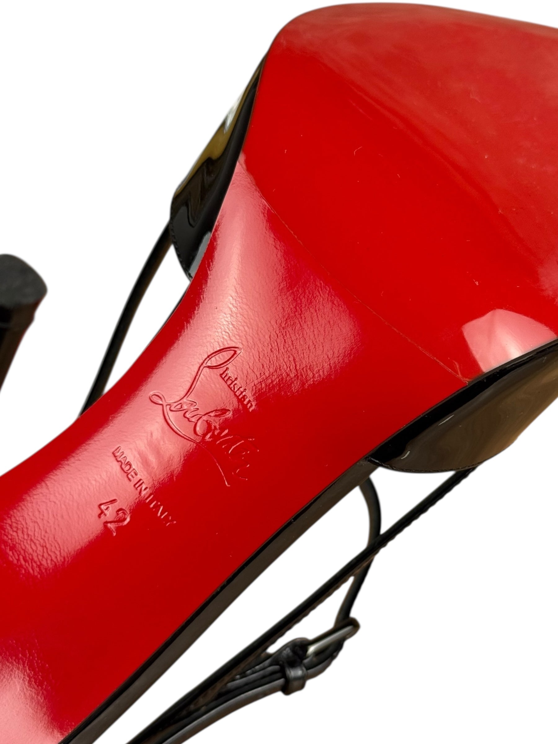 Christian Louboutin Black Miss Z Strap