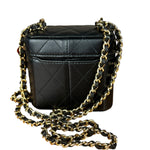 Chanel Lambskin Quilted Leather Cosmetic Bag