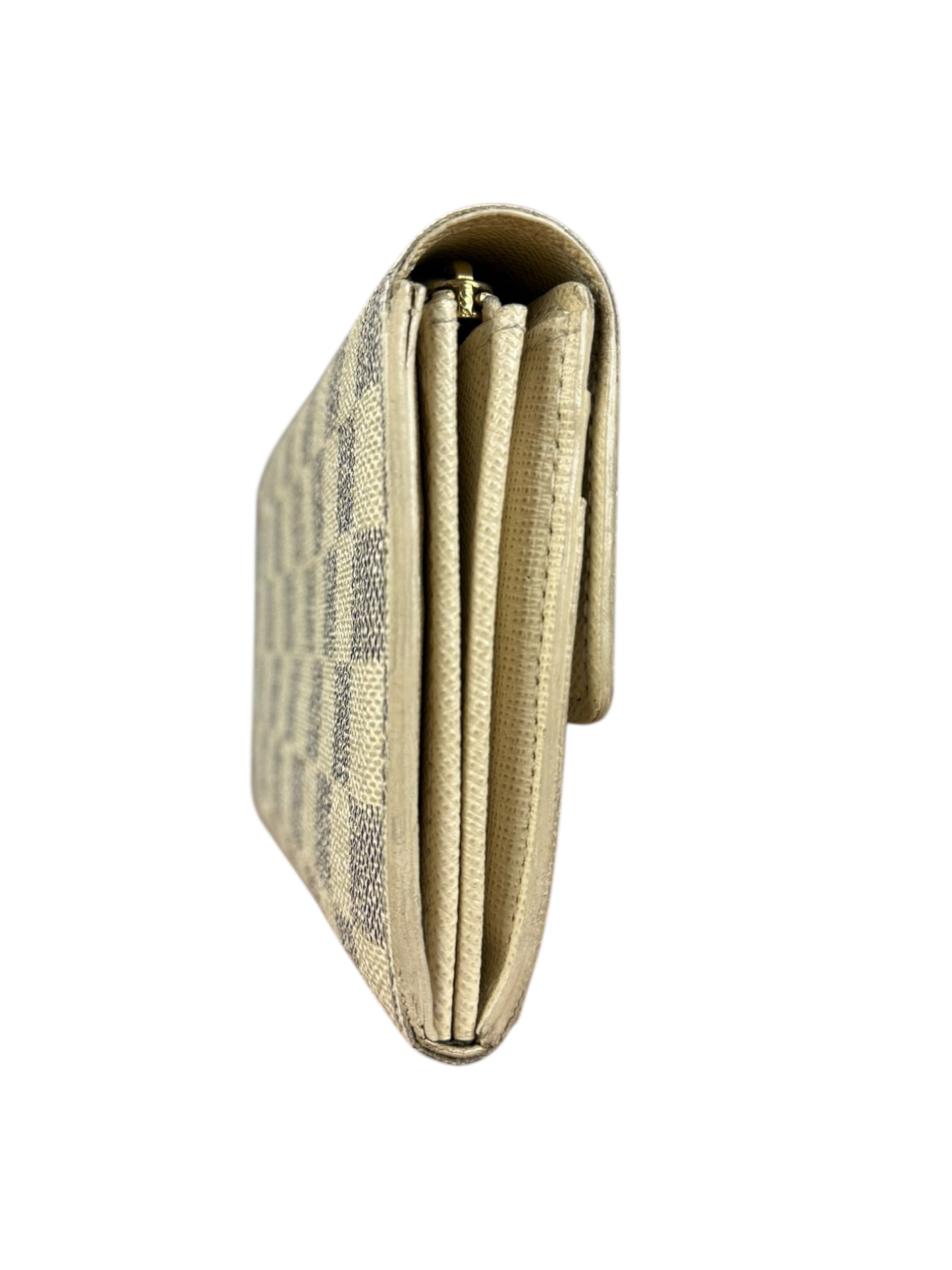 Louis Vuitton Damier Azur Sarah Long Wallet