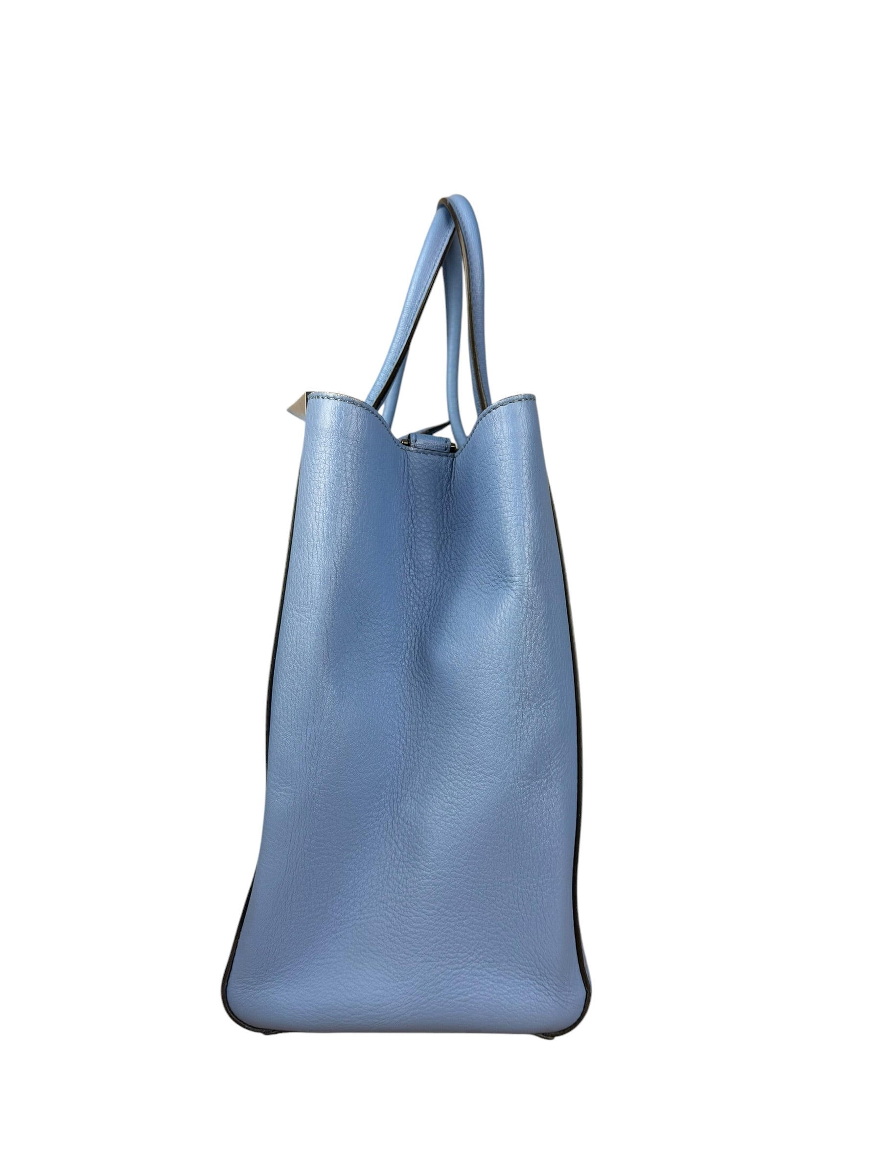 Fendi Cerulean Blue 3-Jours Silhouette Hand Bag