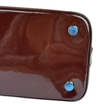 Louis Vuitton Burgundy Epi Patent Leather Electric Mirabeau Handbag MM