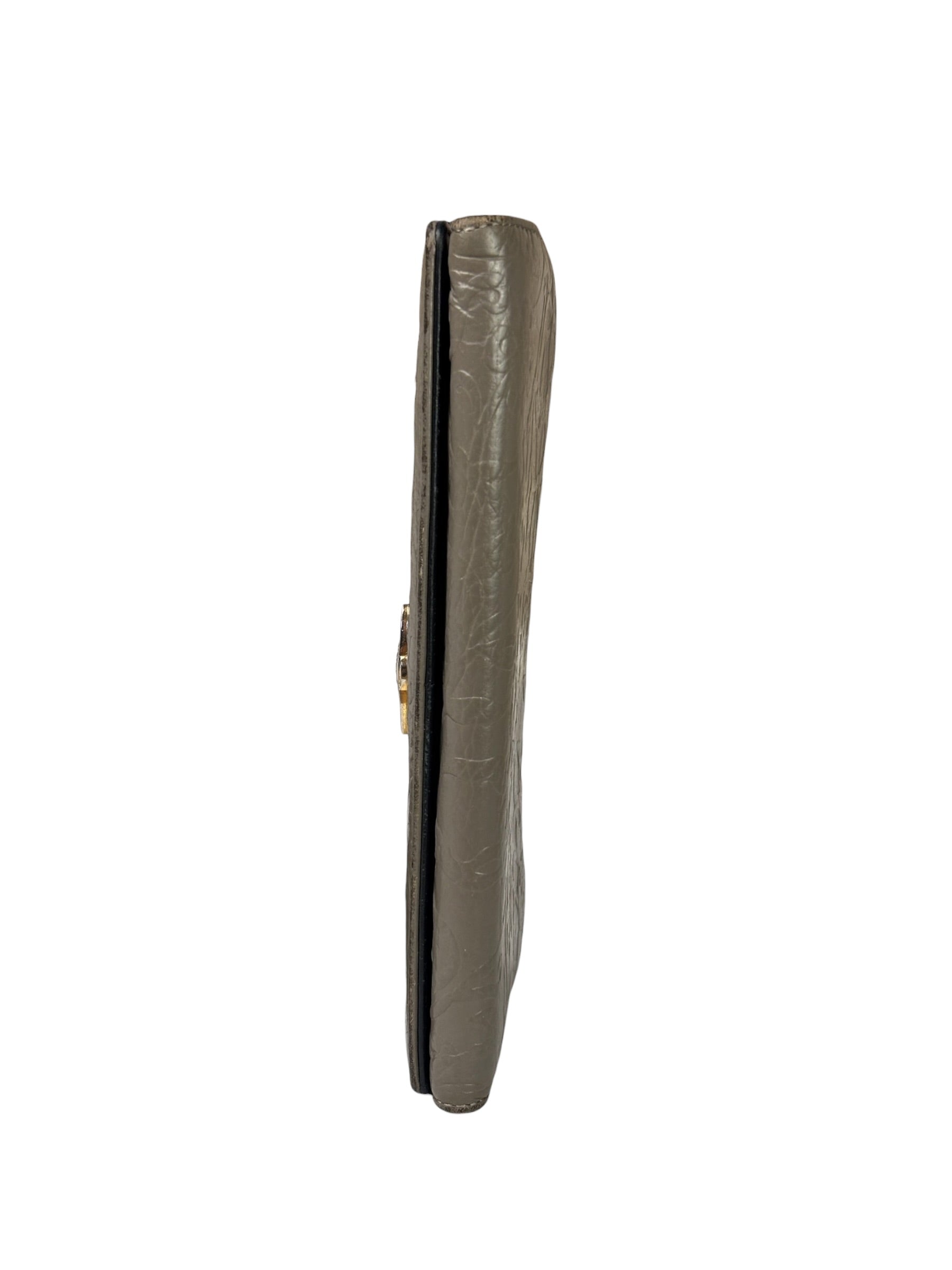 Vivienne Westwood Grey Long Flap Wallet