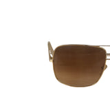 Celine Gold Tone Square Aviator Sunglasses CL41808/S