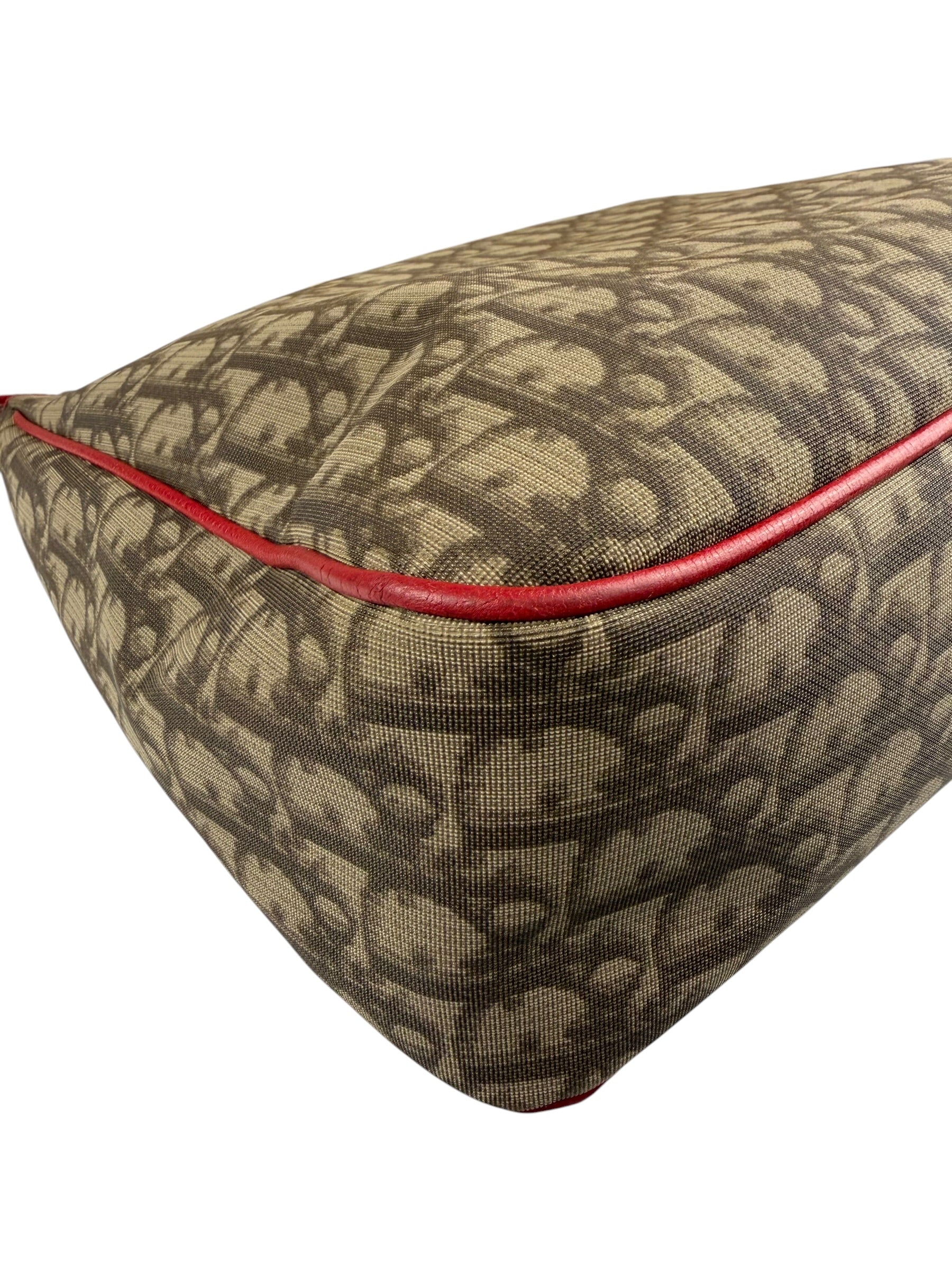Christian Dior Vintage Monogram Rasta Trotter Messenger Bag