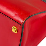 Louis Vuitton Red Leather City Steamer Handbag MM