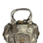 Chloe Metallic Gold Leather Paddington Handbag