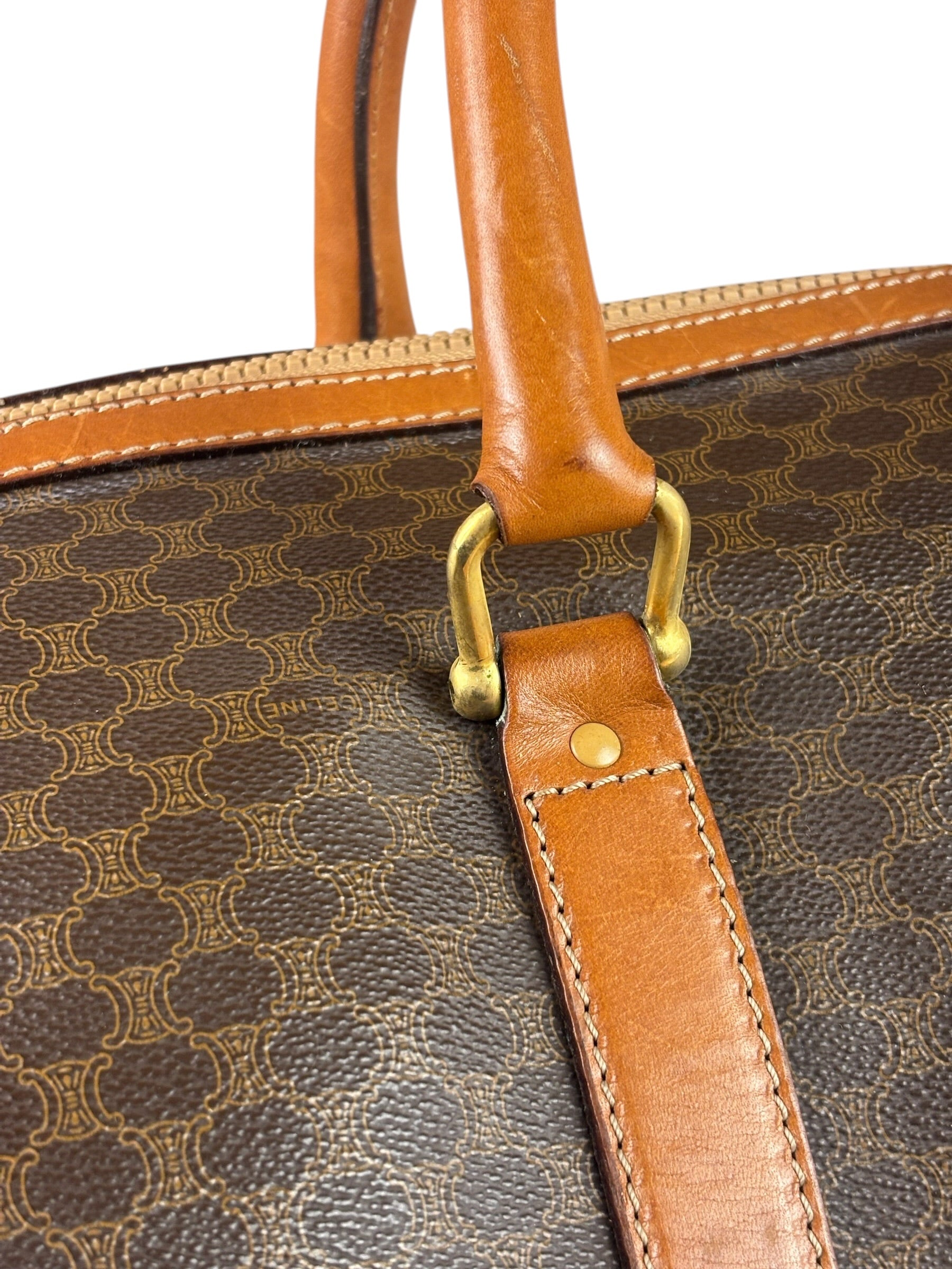 Celine Vintage Macadam Duffle Bag