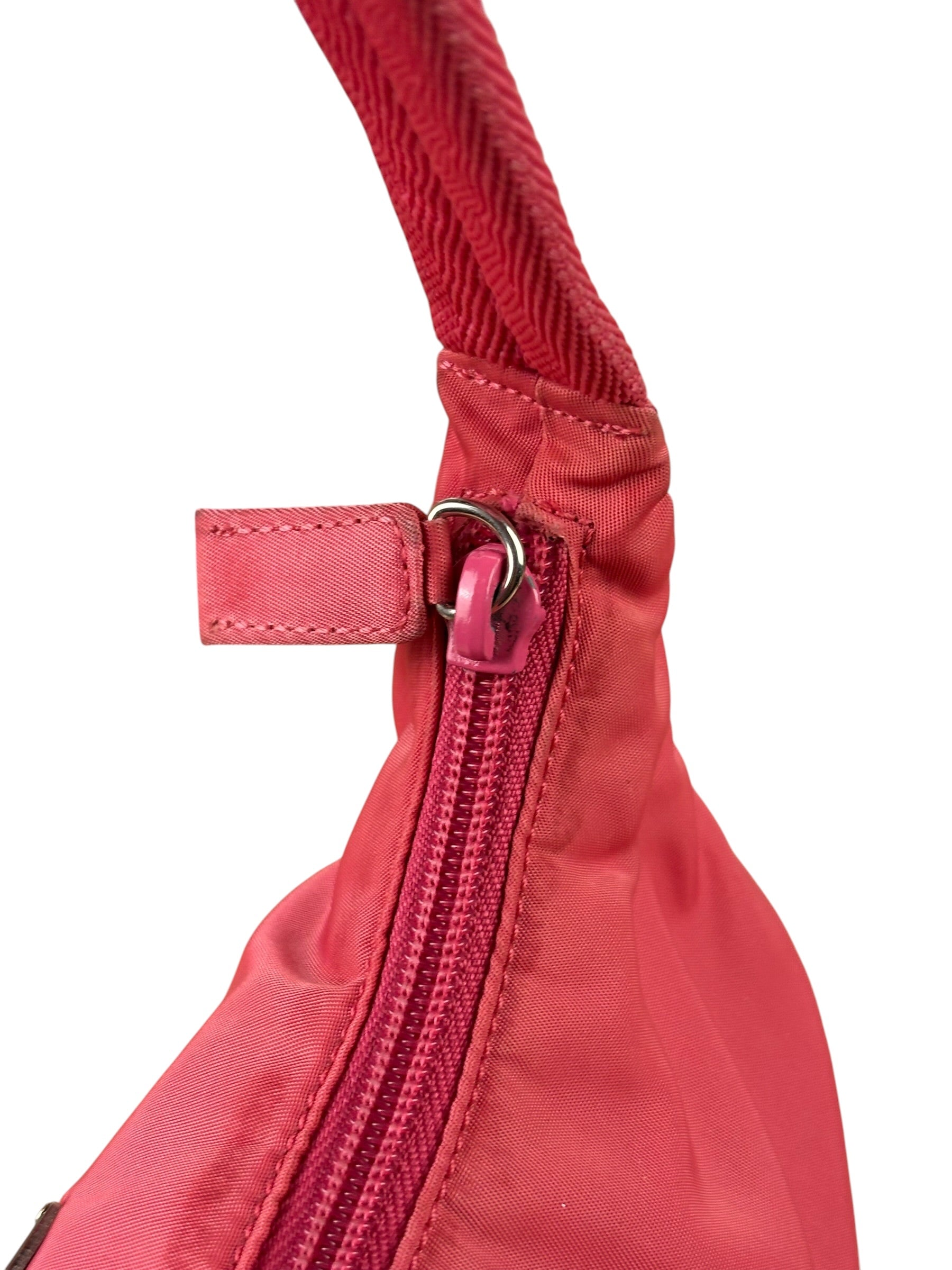Prada Pink Tessuto Nylon Pochette
