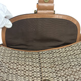 Coach Jacquard Fabric Canvas Monogram Soho Shoulder Bag
