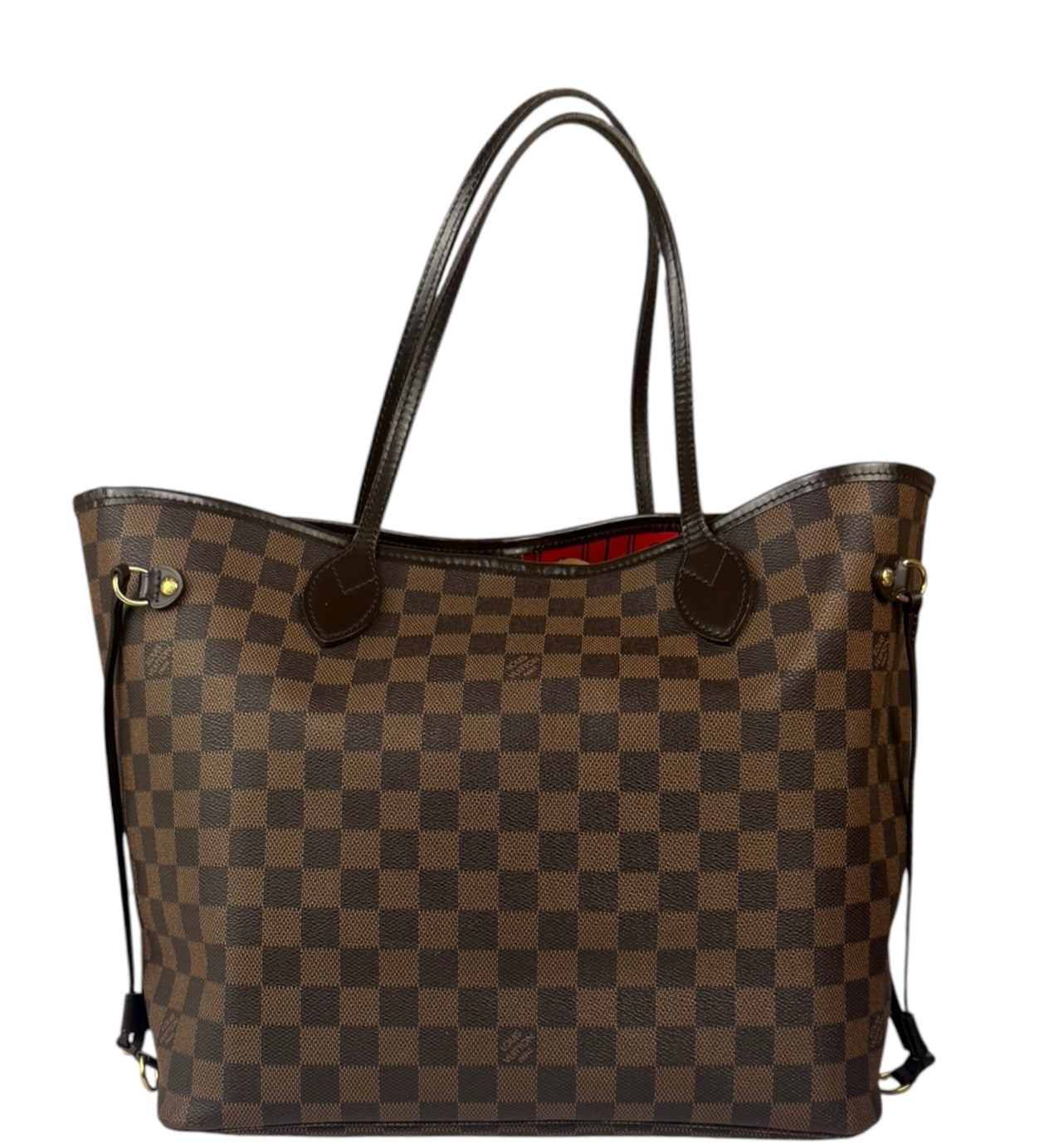 Louis Vuitton Damier Ebene Article De Voyage Neverfull Tote MM