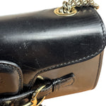 Gucci Black Leather Small Emily Chain Shoulder Bag