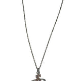 Vivienne Westwood Bas Relief Two-Tone Pendant Necklace