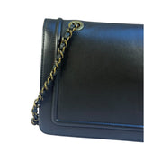 Chanel Grey Lambskin Antico Flap Bag 2017
