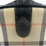 Burberry Vintage Haymarket House Small Boston Bag