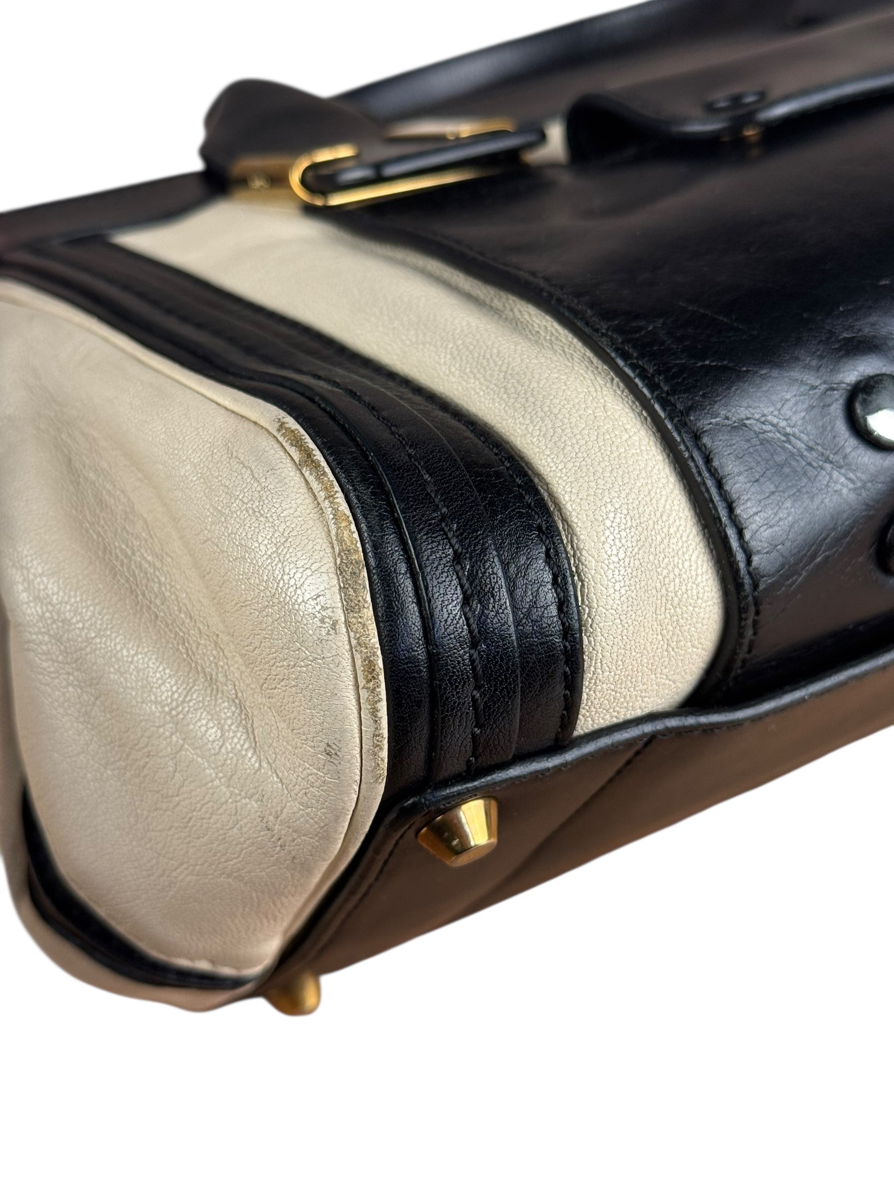 Chloé Black Leather Alice Handle Bag