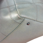Chanel Light Green Quilt LAX Leather Bowler Bag 2004