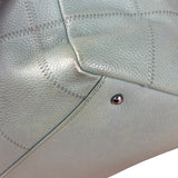 Chanel Light Green Quilt LAX Leather Bowler Bag 2004