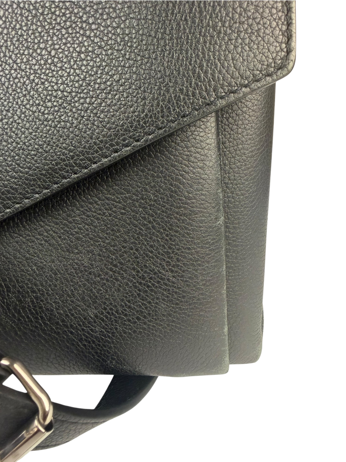 Louis Vuitton Black Pebbled Leather Taurillon Lockme Two-Way Bag