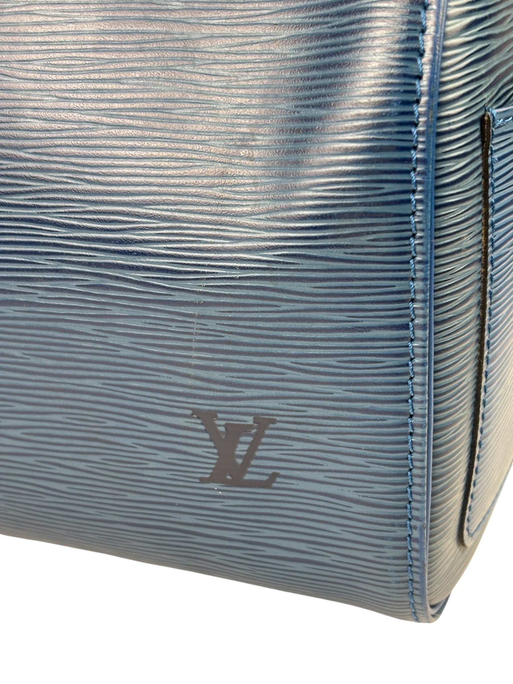 Louis Vuitton Blue Epi Leather Speedy 30