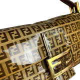Fendi FF Sequin PVC Coated Canvas Baguette