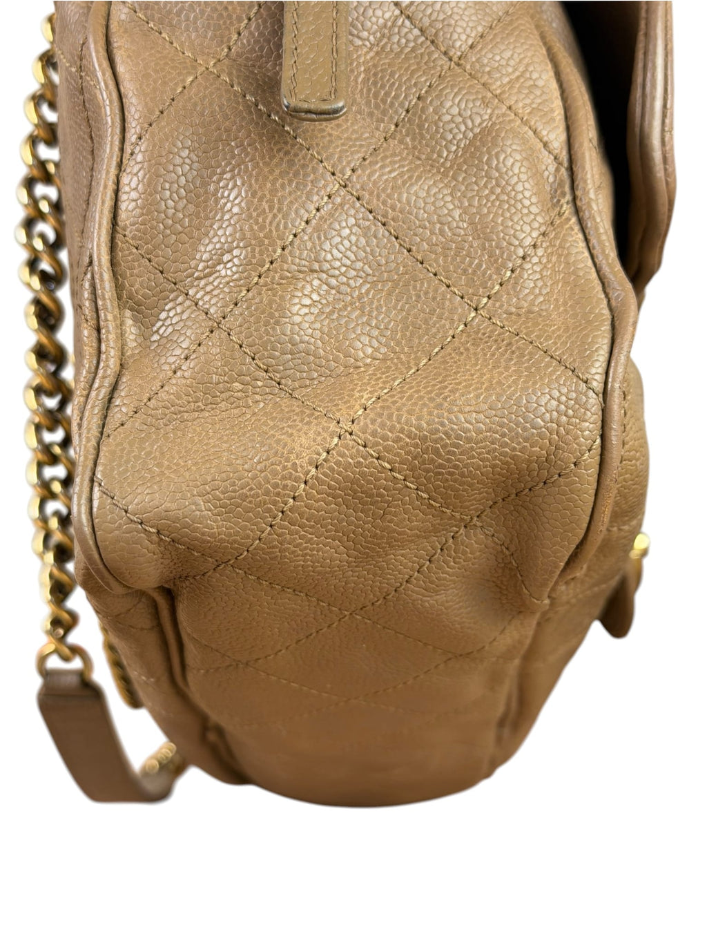 Chanel Brown Caviar Jumbo Easy Flap 2012