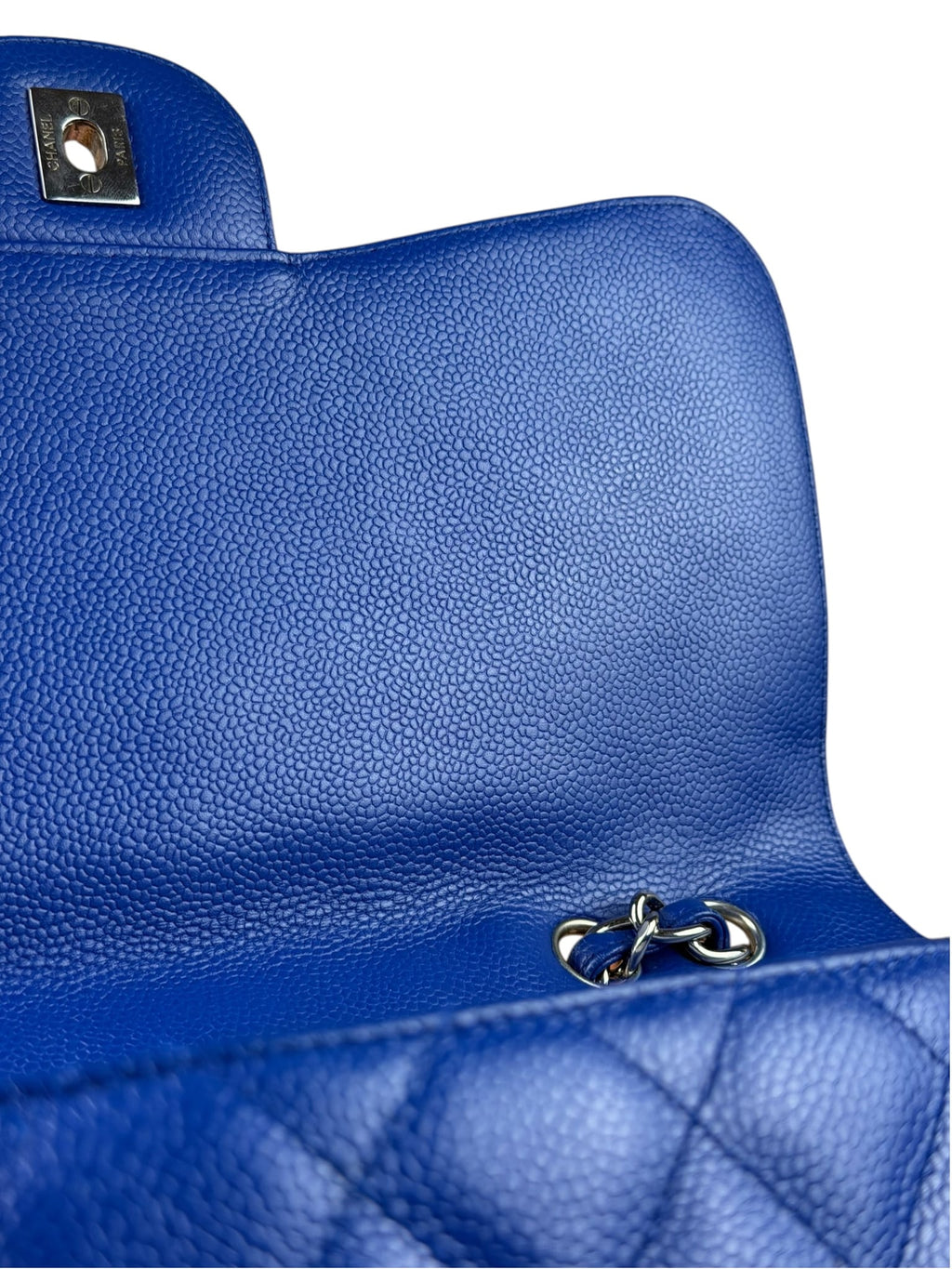 Chanel Royal Blue Caviar M Flap 2009