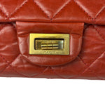 Chanel Red Quilted Leather 2.55 Reissue Double Flap Bag 2010