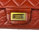 Chanel Red Quilted Leather 2.55 Reissue Double Flap Bag 2010