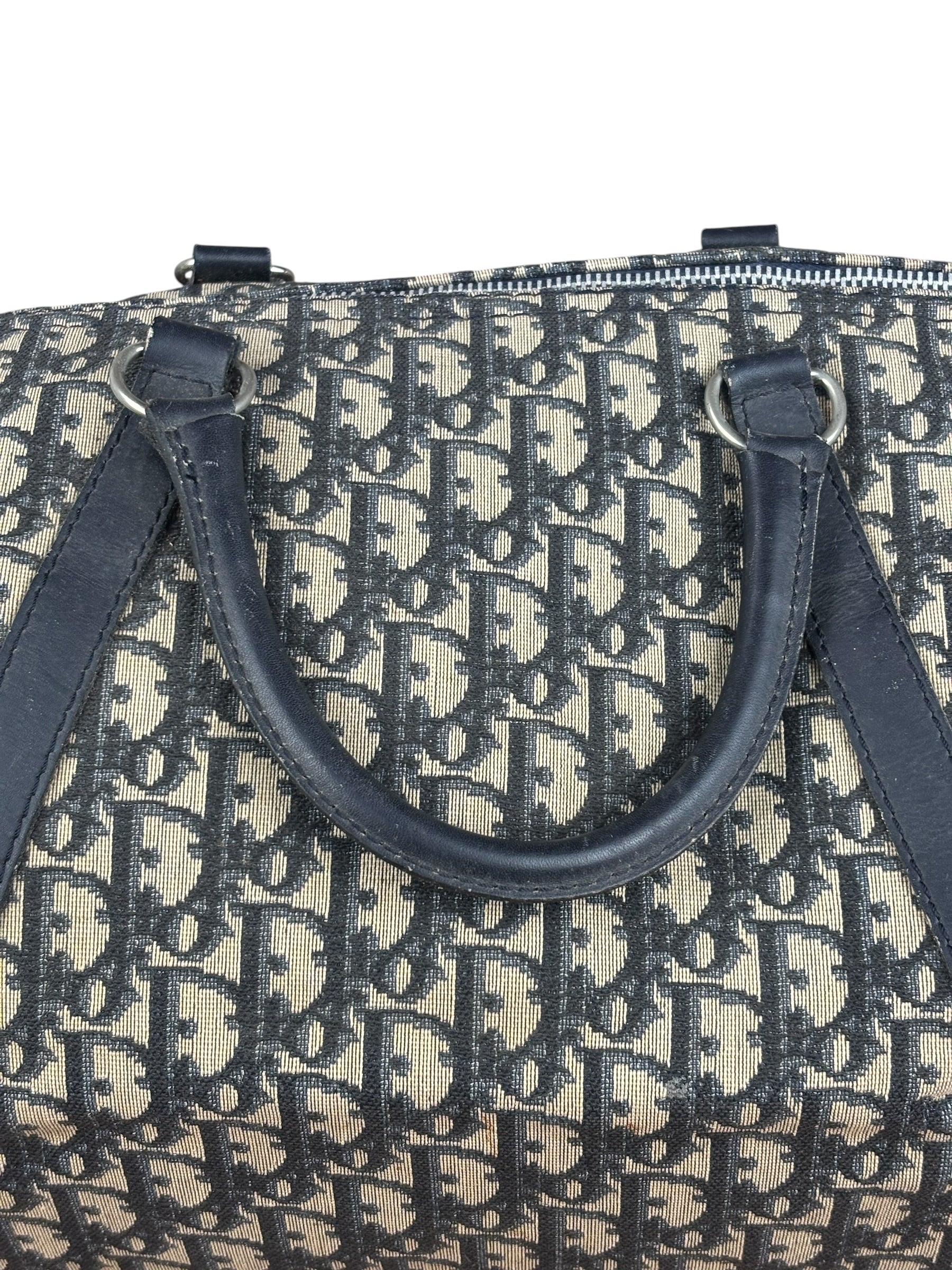 Christian Dior Vintage Trotter Boston Hand Bag