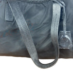 Prada Vintage Black Nylon Bowler Bag