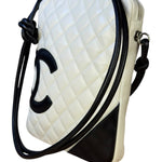 Chanel Vintage Leather Cambon Ligne Crossbody/Shoulder Bag-2008