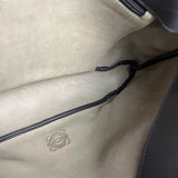 Loewe Suede Anagram Shoulder Tote Olive
